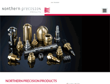 Tablet Screenshot of northernprecisionproducts.com